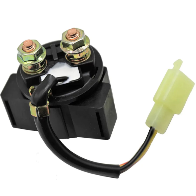 Relé De Partida Crypton 105 Yamaha Solenoide Universal Compatível Alta Qualidade
