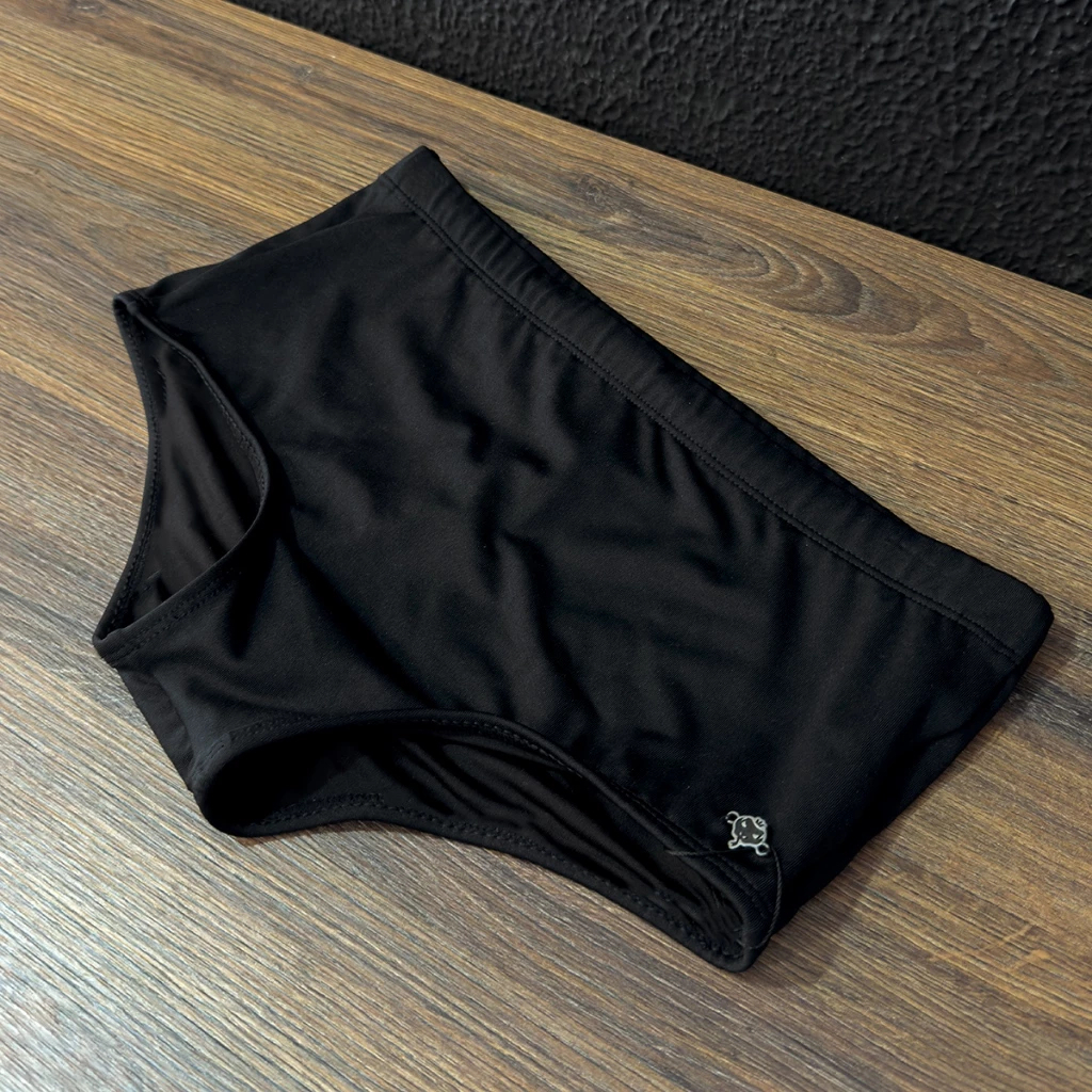 Sunga Masculina Lisa Moda Praia Premium Tradicional Proteção UV+ Anti Cloro Branca LVBR