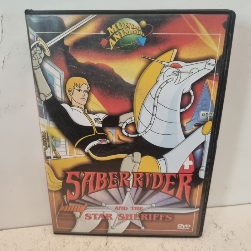 Dvd Original - Saber Rider And The Star Sheriffs ( Dublado) - Mundo Animado