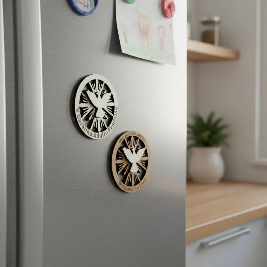 10 ímãs de geladeira Lembrancinha MDF Festa Igreja Crisma Batizado Primeira Comunhão eucaristia em Oferta na Shopee