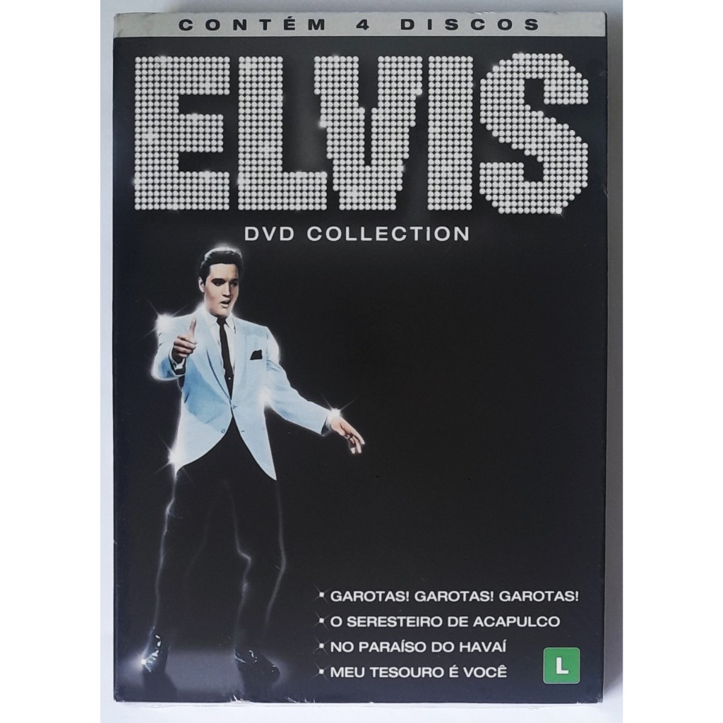 Box Dvd Elvis - Dvd Collection - 4 Discos - Lacrado