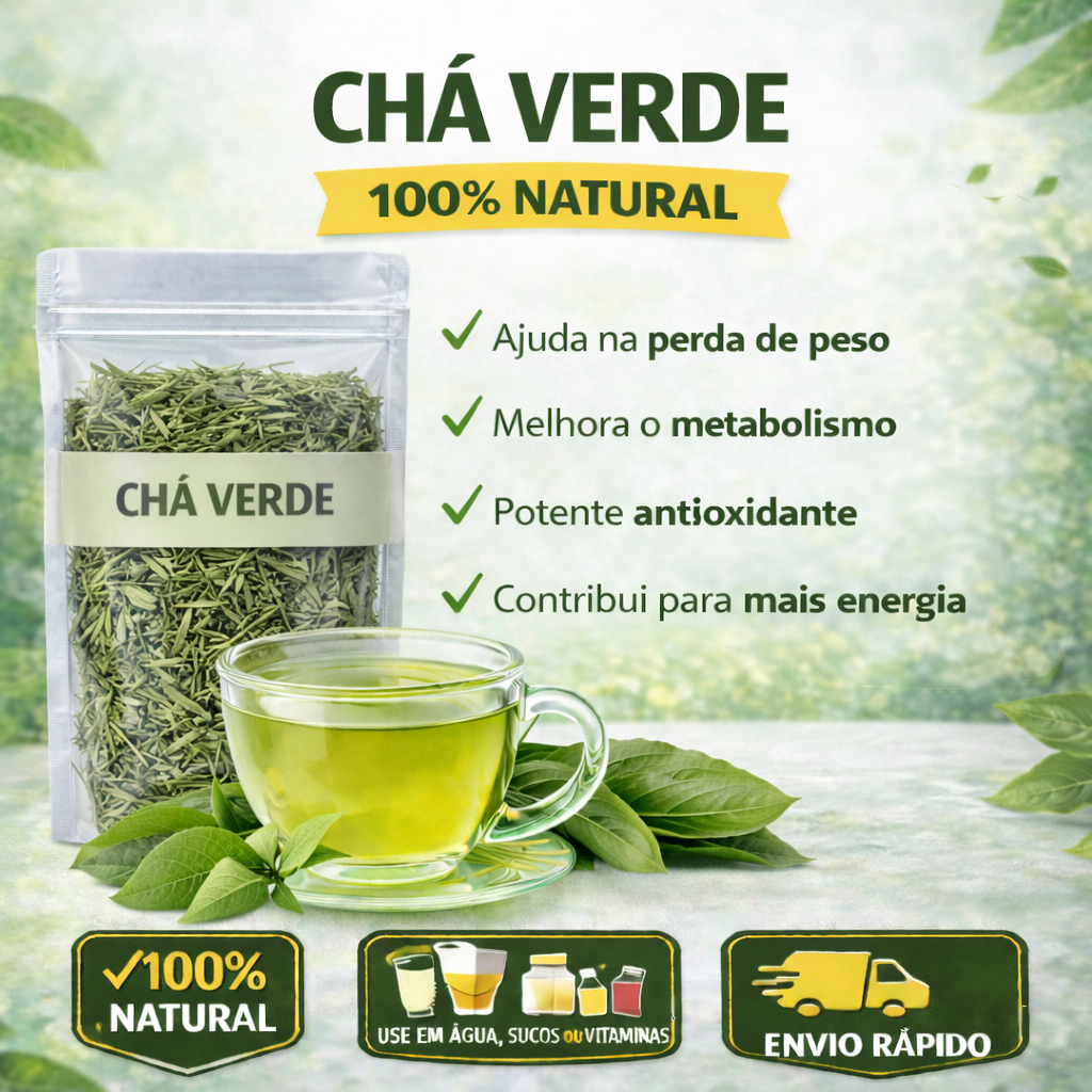 Chá Verde Nacional Saúde e bem-estar