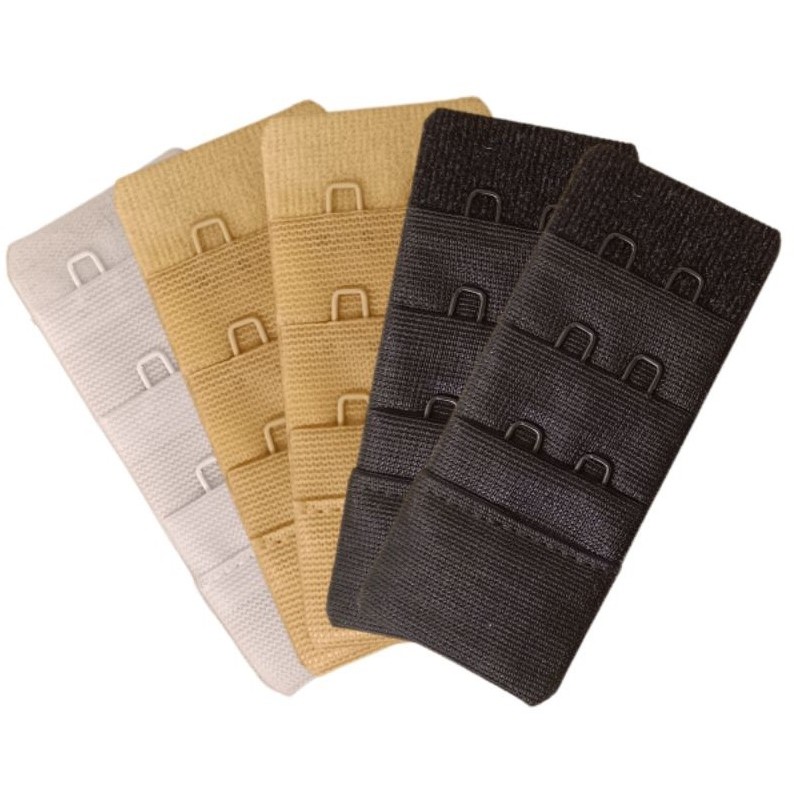 Kit 05 extensor de sutiã prolongador de Sutiã 3 fileiras