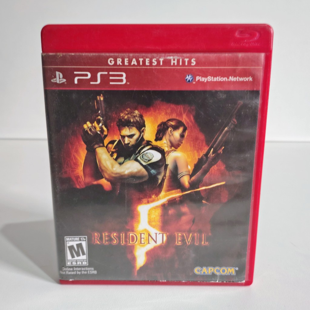 Jogo Resident Evil 5 Original Playstation 3 Ps3 Mídia Física Ação Terror