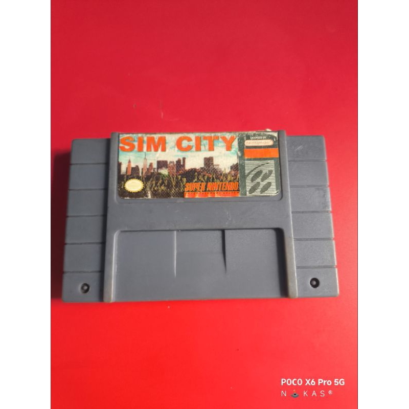 Cartucho Sim City Super Nintendo