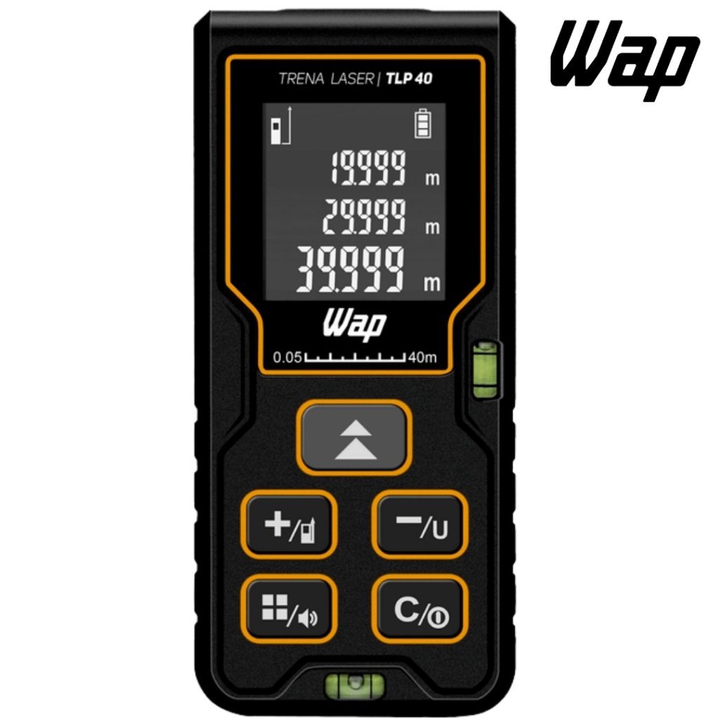 Trena Laser Digital WAP TLP 40  Alcance 40m Precisão