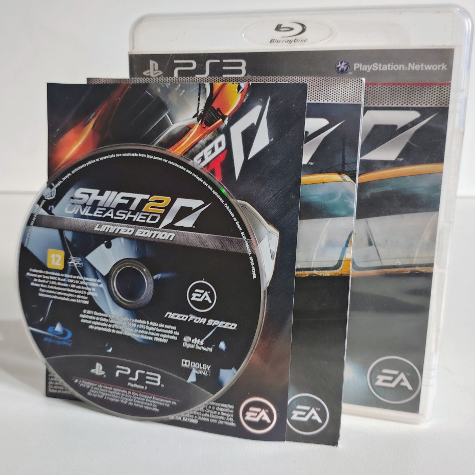 Jogo Need for Speed Shift 2 Unleashed Limited Edition PS3 Mídia Física