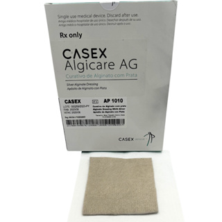 Curativo Alginato De Prata Queimaduras feridas 10X10Cm Ap1010 Caixa C/ 10 Unidades em Oferta na Shopee