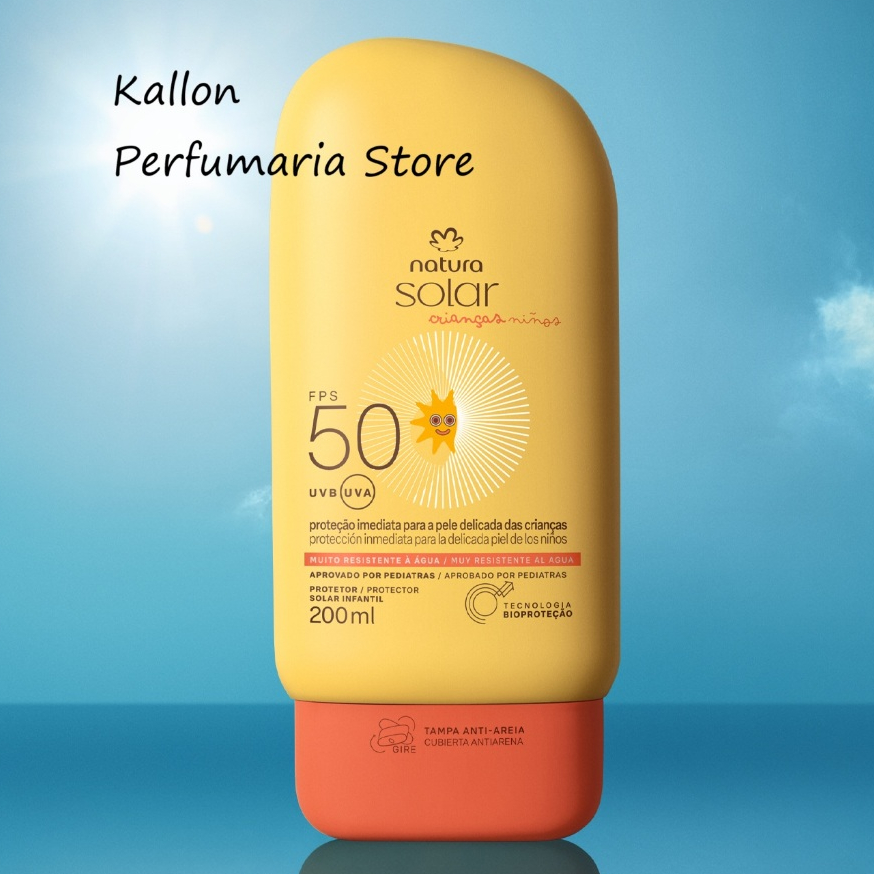 Protetor Solar Infantil FPS 50 Natura Solar 200 ml, Natura Cosméticos