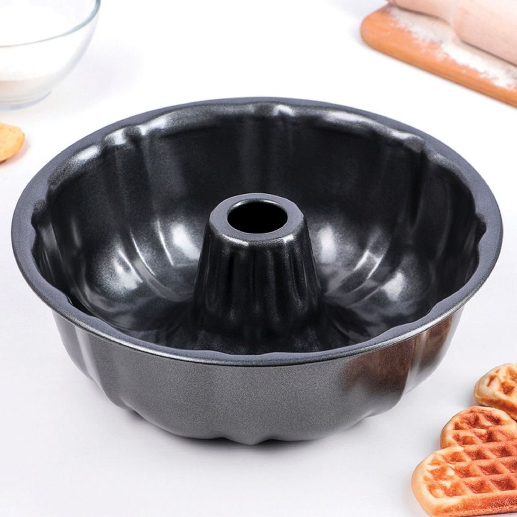 Kit 1, 2 ou 3 Forma de Pudim Serve como Forma de Bolo Redonda Antiaderente Fácil Limpeza Não Gruda