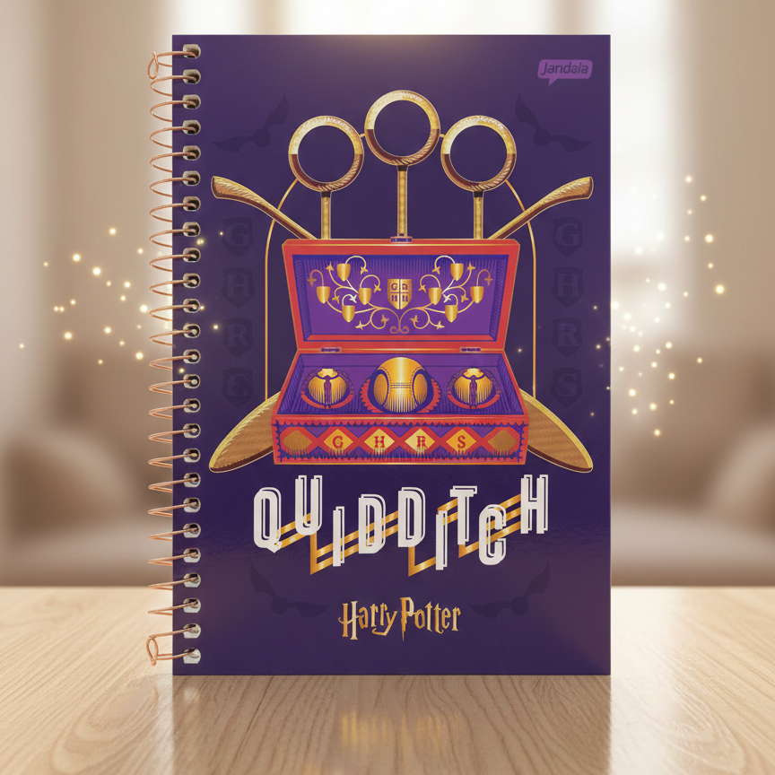 Caderno pequeno Harry Potter 96 Folhas capa dura Espiral 140mmx 200mm - Escolar e Anotações em Oferta na Shopee