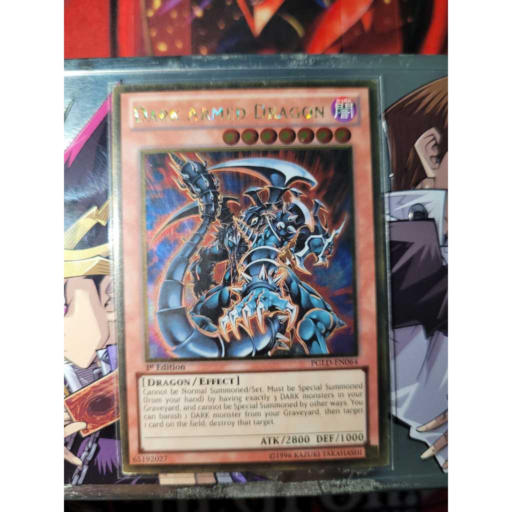 Escolha o idioma - Dark Armed Dragon - Dragão Armado Negro - DOURADO- Yugioh Original Konami.