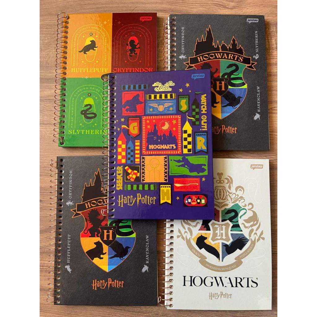 Caderno pequeno Harry Potter 96 Folhas capa dura Espiral 140mmx 200mm - Escolar e Anotações