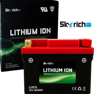 Bateria Lítio Skyrich Lix7L Para Honda Yamaha Ktm Crf 7ah - CCA 120 - 12V em Oferta na Shopee
