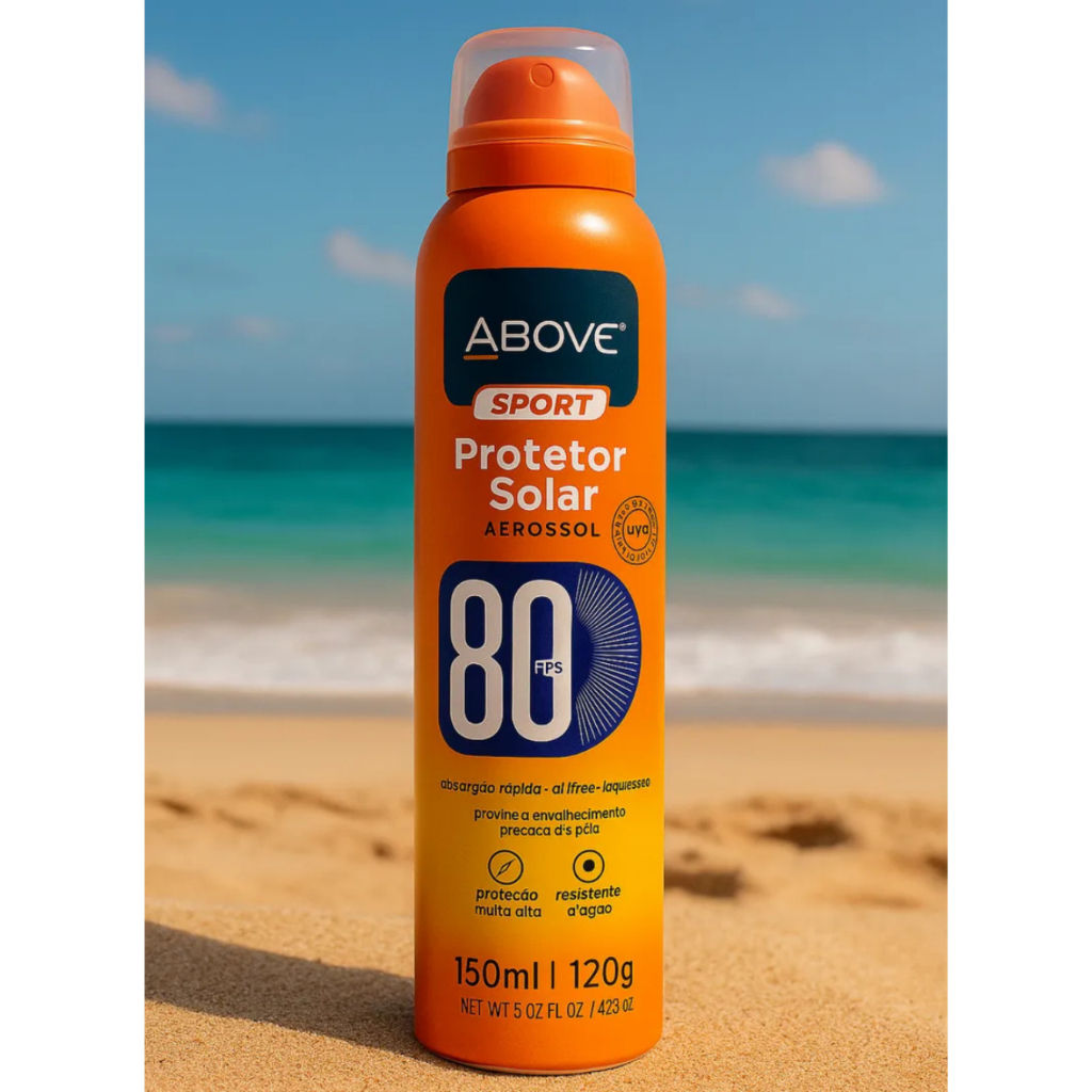 Protetor Solar Aerossol 80 Fps Above Sport 150ml Kits 2/3/4/6