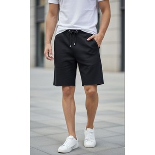 Bermuda Moletom Masculina Preta