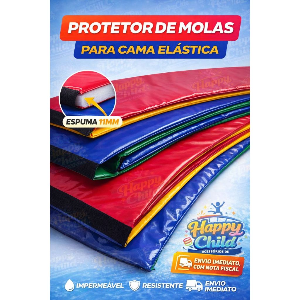 Protetor de Molas 1,80 1,83 Premium para Cama Elástica Pula Pula