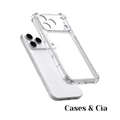 Capa Capinha Transparente Anti-Impacto Para iPhone 17 17 Air 17 Pro 17 Pro Max