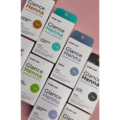 Henna Glance Mini 1,5g Para Sobrancelha Rareway 100% Natural Escolha a Cor