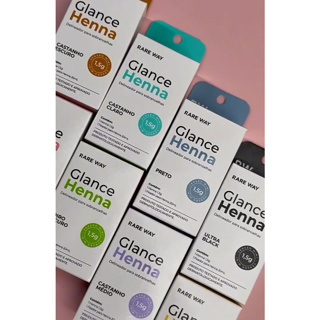 Henna Glance Mini 1,5g  Para Sobrancelha Rareway 100% Natural Escolha a Cor em Oferta na Shopee