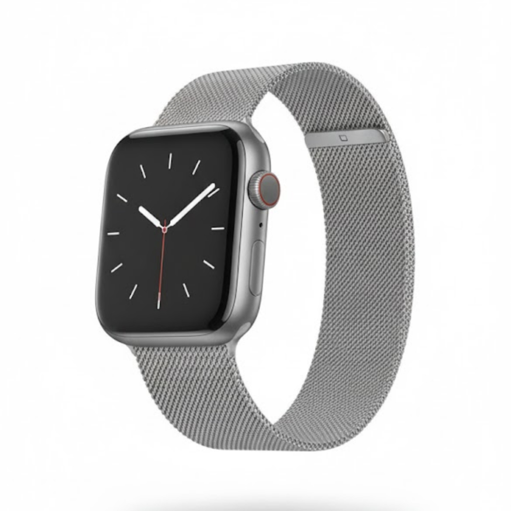 Pulseira Metal Aço Para Smartwatch 42/44mm Prata Prateado 2.5 Cm