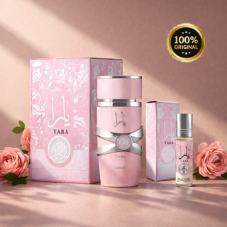 Lattafa Yara Eau de Parfum Feminino 100ml Original Perfume Árabe Doce Floral de Longa Duração em Oferta na Shopee