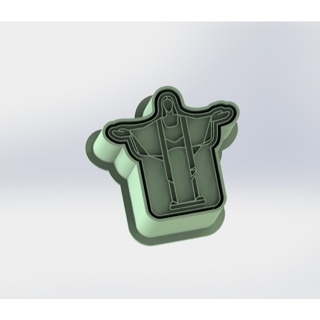 Ejetor e modelador de Docinhos e Doces Cristo Redentor Turismo Rio de Janeiro em Oferta na Shopee