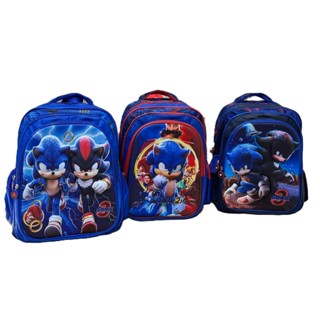 Mochila Infantil Sonic Menino Resistente Grande Alça de Ombro Personagem 3D. em Oferta na Shopee