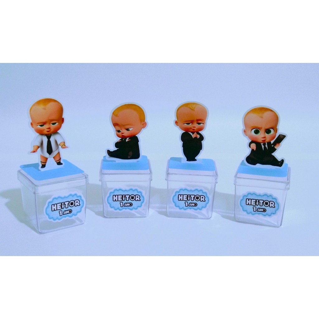 Aplique de caixinha acrílica 5x5  Poderoso Chefinho em Oferta na Shopee