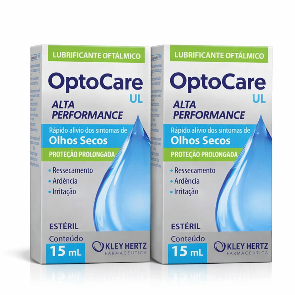 Kit 2 Colírio Optocare Ul Para Olhos Secos 15ml – Kley Hertz