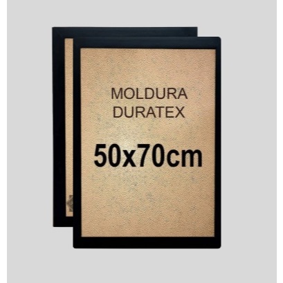 Kit 2 Unidades Moldura Quadro 50x70cm sem Vidro, sem Acetato somente com Duratex em Oferta na Shopee