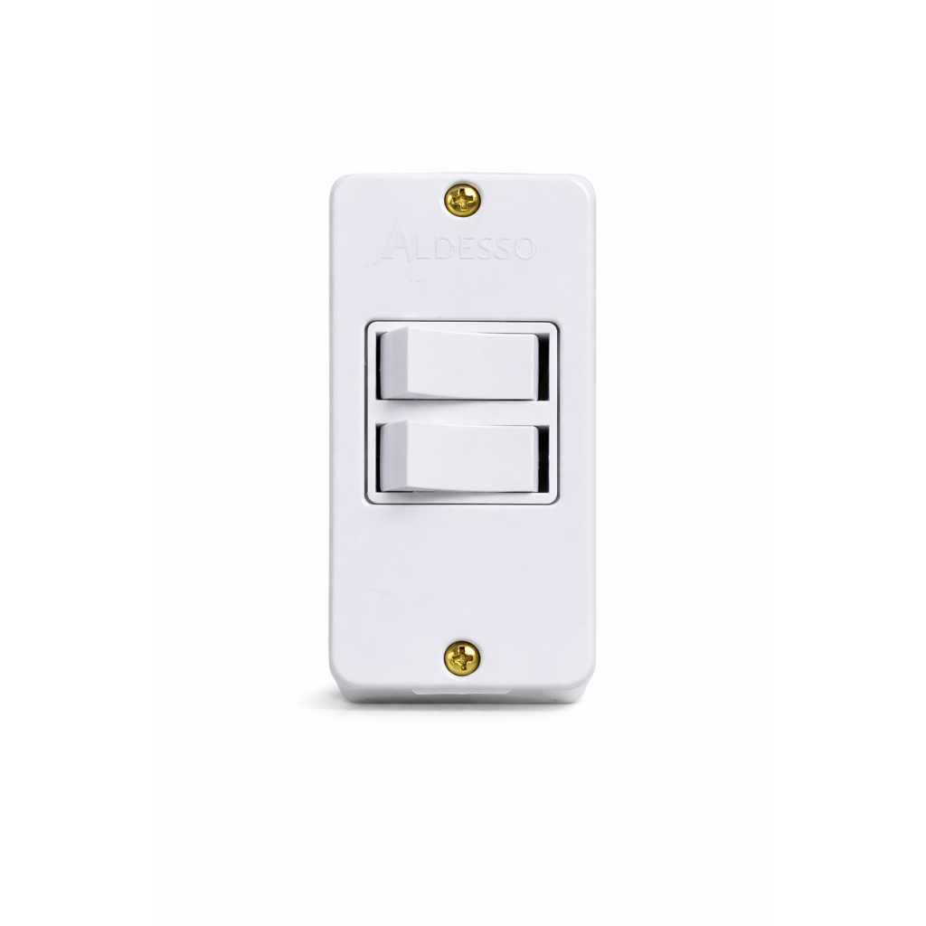 Interruptor Duplo Paralelo Para Condulete 3/4 Branco Adesso