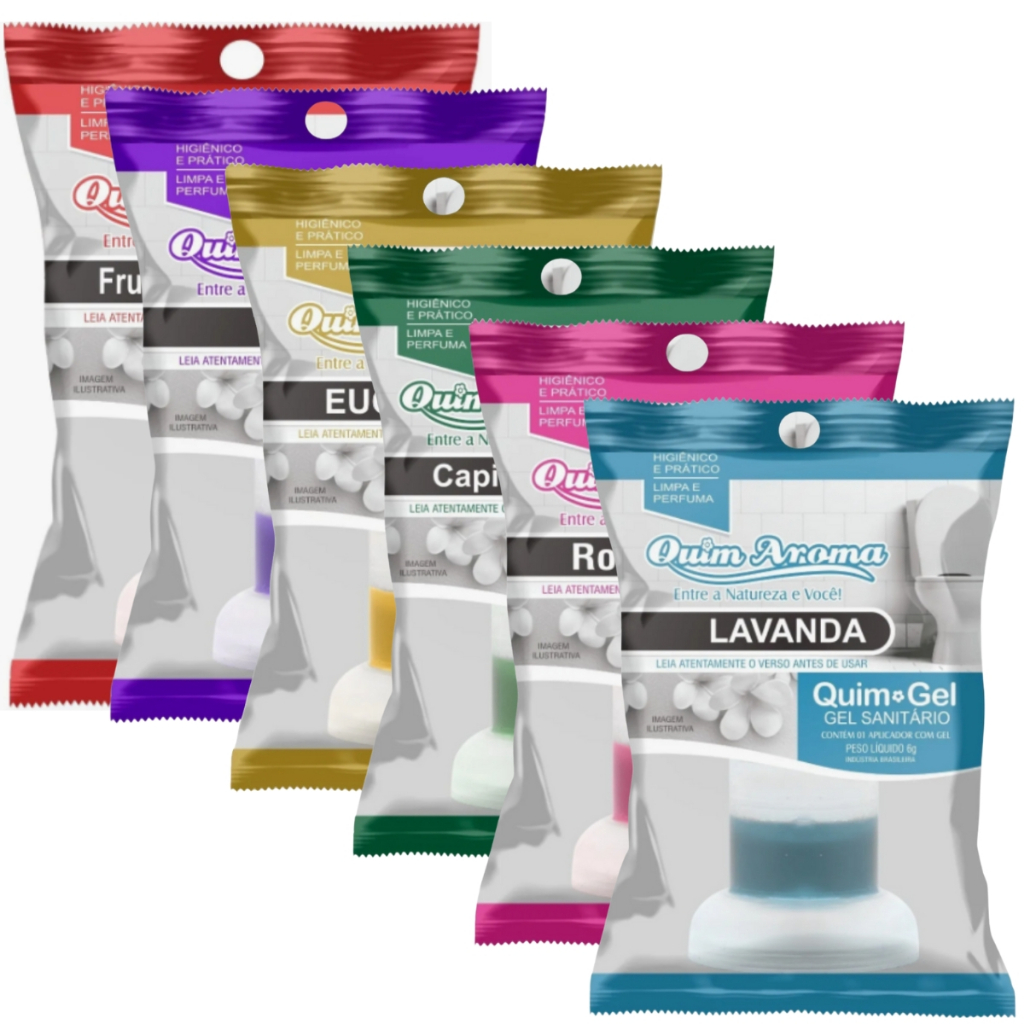 Gel Sanitário Diversos Aromas Perfume Para Banheiro - Quim Aroma em Oferta na Shopee