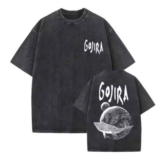 Camiseta Unissex Metal Visual Pesado Inspirado em Gojira