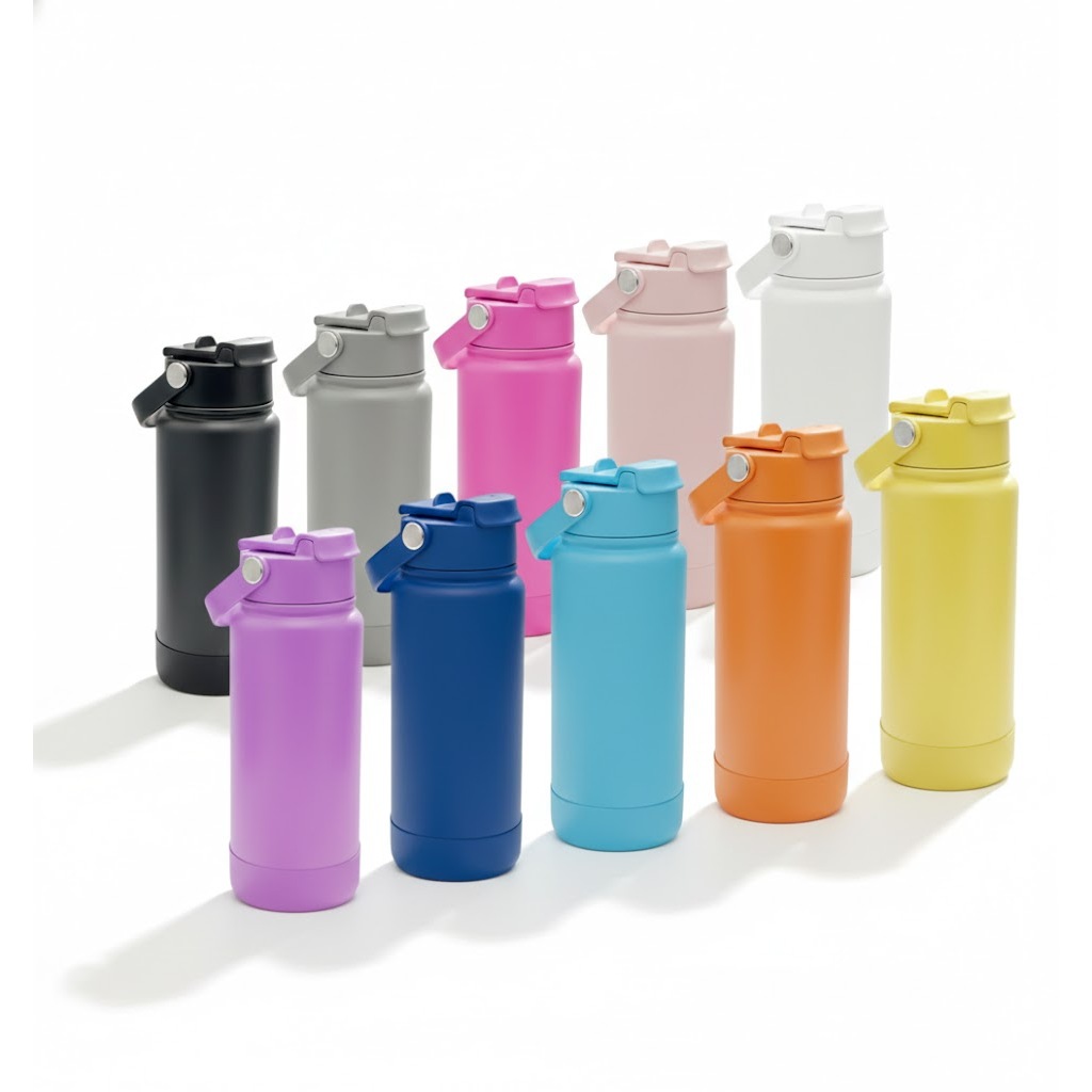 Garrafa Térmica TR-005 350ml Aço Inox com Protetor de Silicone em Oferta na Shopee