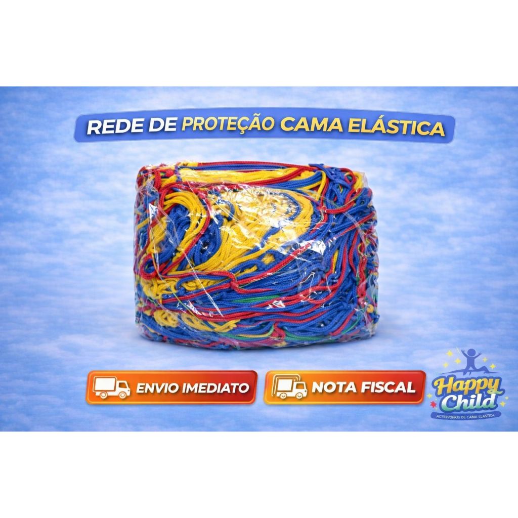 Rede de proteção para cama elástica/pula pula - Escolha Tamanho em Oferta na Shopee