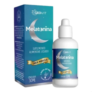 Melatonina Gotas 30ml Sabor Maracujá Geovit em Oferta na Shopee