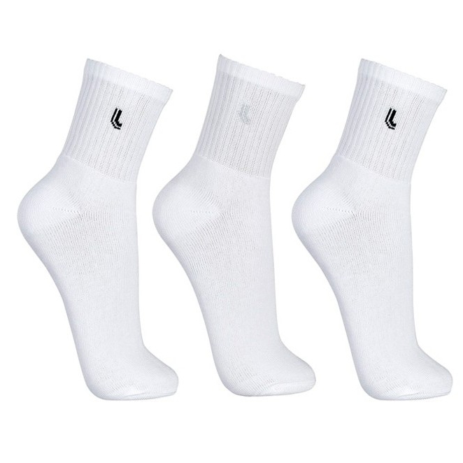 Kit 3 Pares de Meia Masculina Cano Médio (03245-089) Algodão em Oferta na Shopee