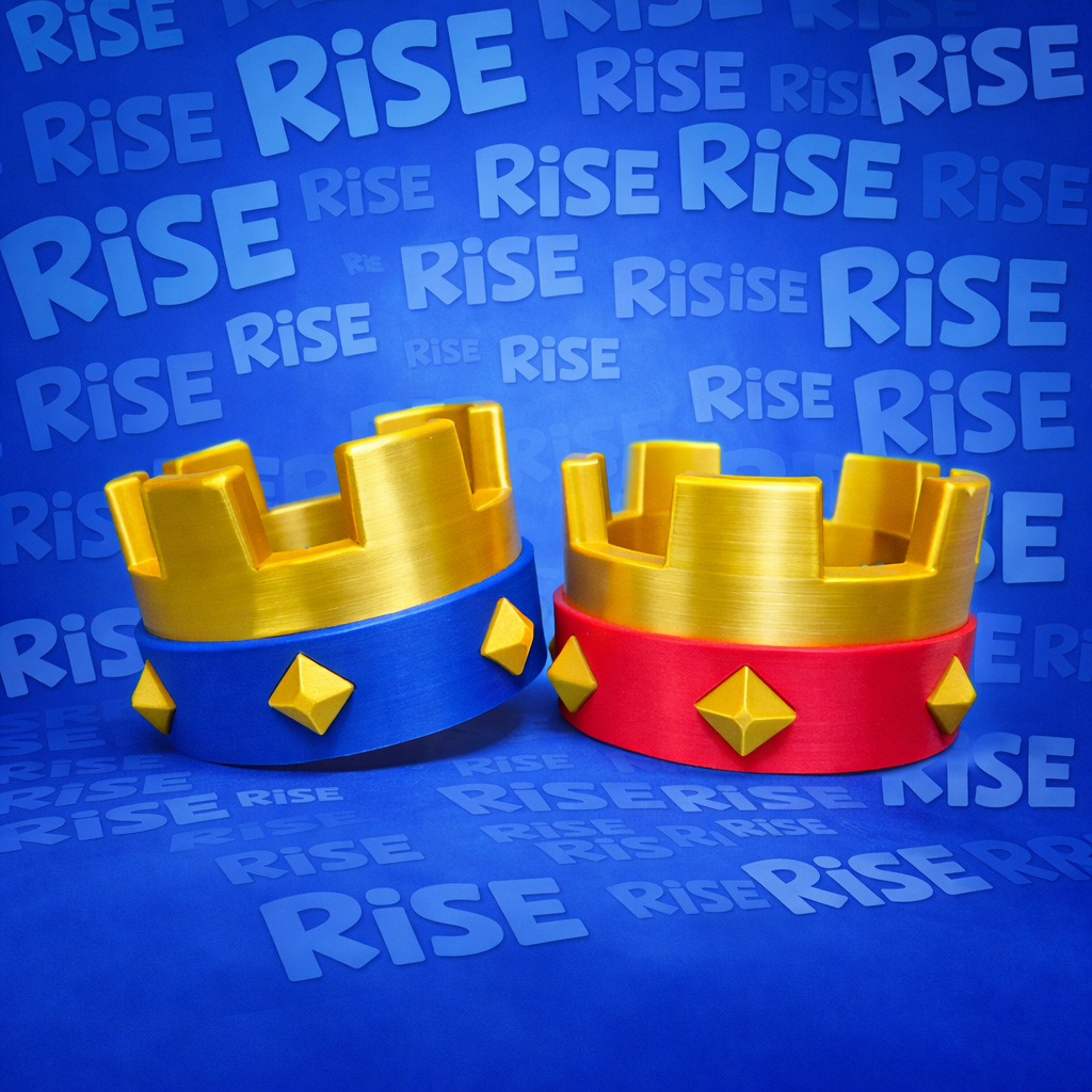 COROAS clash royale game celular jogo gamer mobile free fire impressão 3d imediato exclusivo RISE