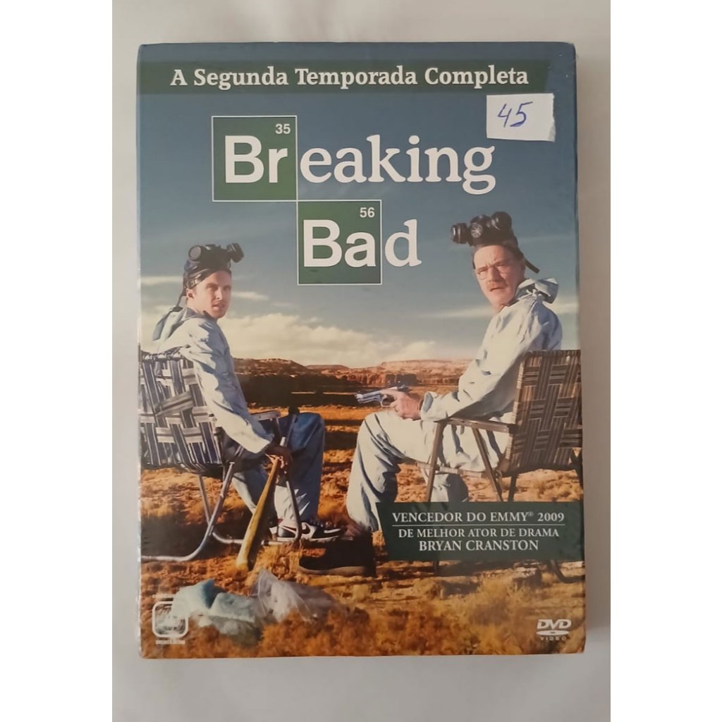 Breaking Bad Segunda temporada Completa DVD ORIGINAL LACRADO