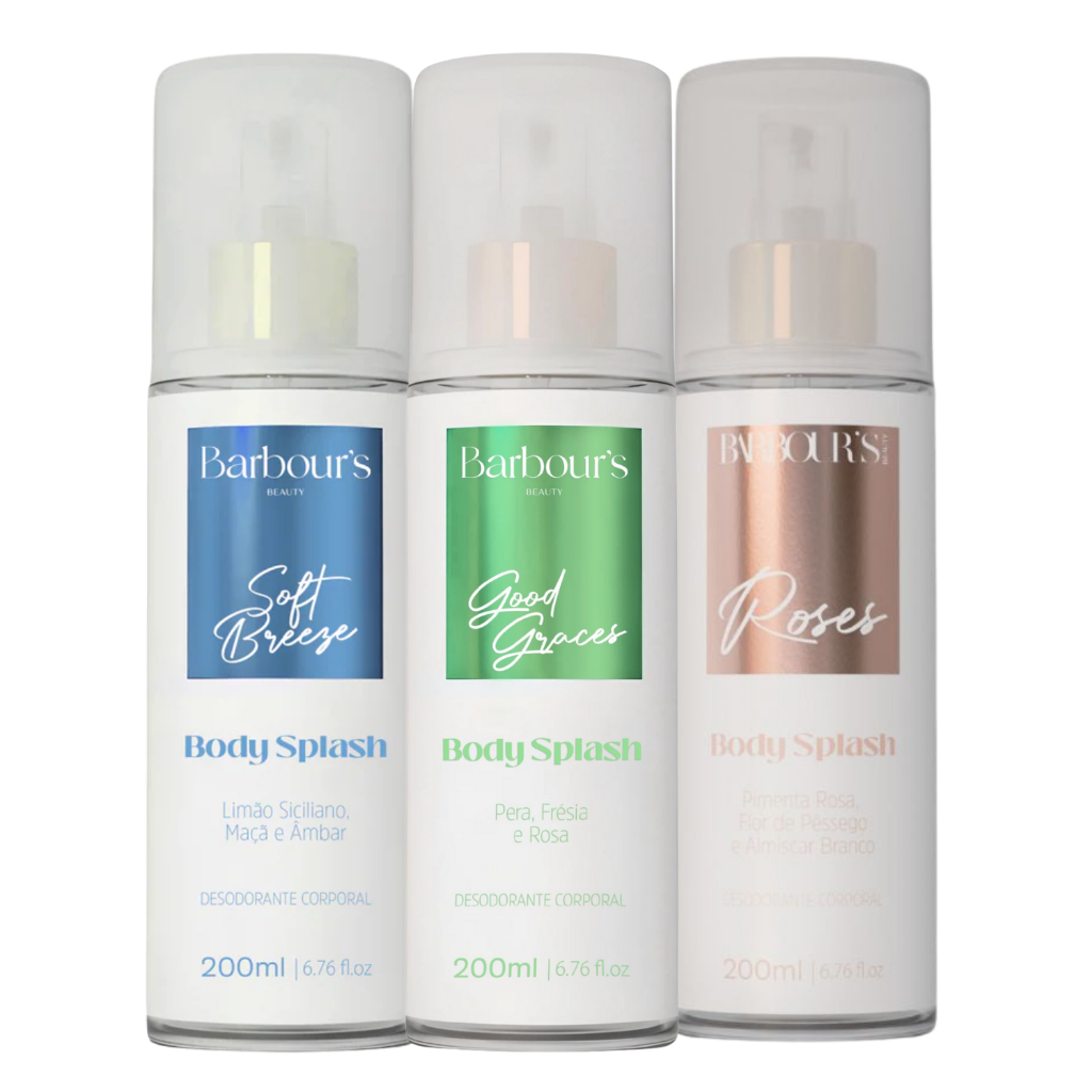 Kit 3 Body Splash Good Graces Soft Breeze Roses 200ml Barbours em Oferta na Shopee