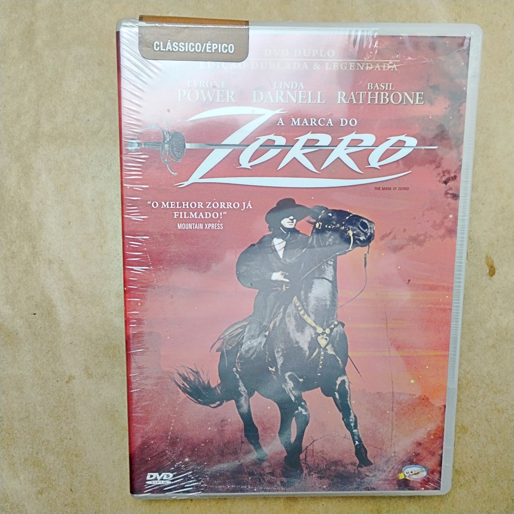 DVD - A Marca do Zorro (The Mark of Zorro) LACRADO