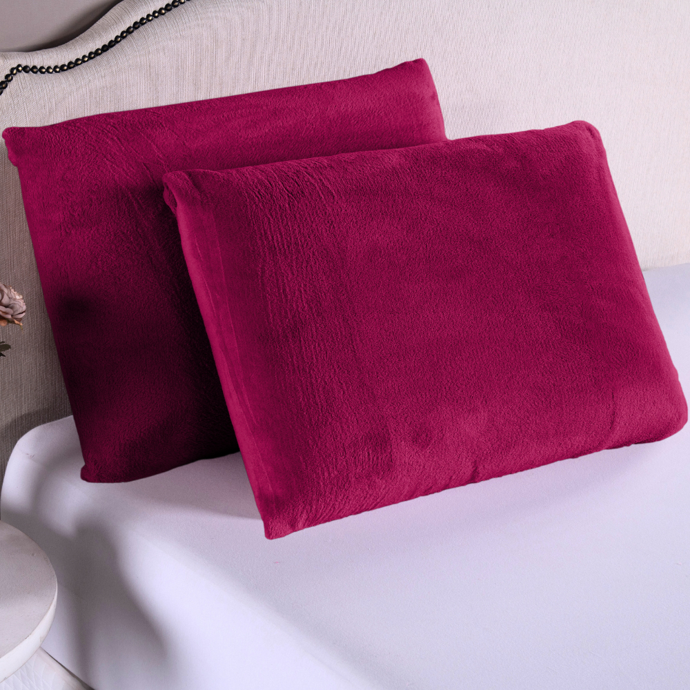 Fronha 70cm x 50cm 1 ou 2 Peças Modelo Envelope Material de Mantinha Fleece Plush