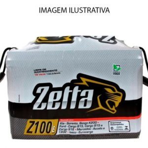 Bateria Zetta 100Ah Z100E Caminhão Accelo Cargo Constellation