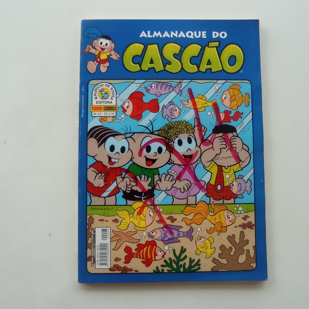 Almanaque do Cascão nº 23 - Turma da Mônica - Ed. Panini - 2010