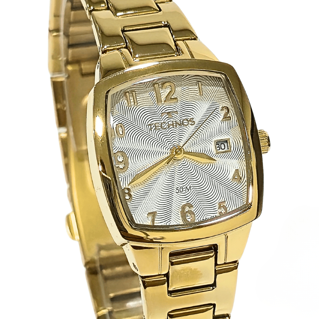 Relógio Technos Feminino Analógico Dourado Mini 2015CAF/4K