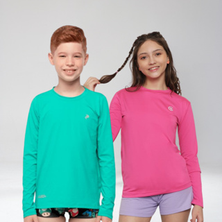 Camisa Térmica 12 ao 16 anos Juvenil UV 50+  Proteção Solar UNISSEX em Oferta na Shopee