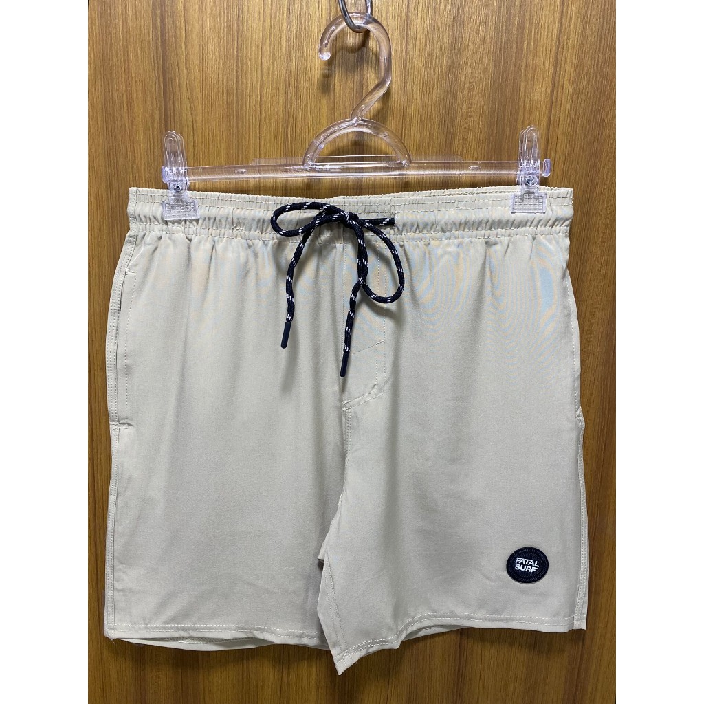 Bermuda Shorts Masculino Fatal Surf Tactel Básico Com Elástico e Cordão | Casual Praia Verão | P ao GG
