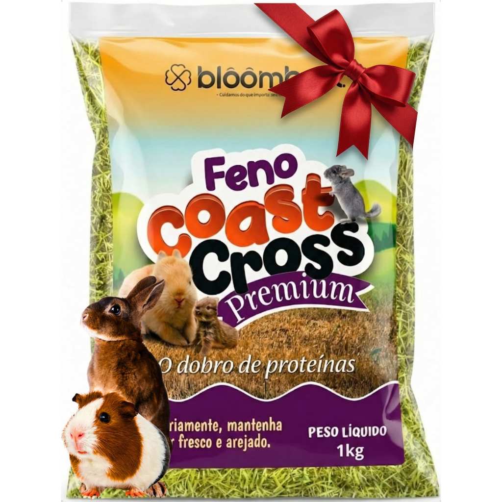 Feno Coelho Porquinho Da India Hamster Chinchila Ideal