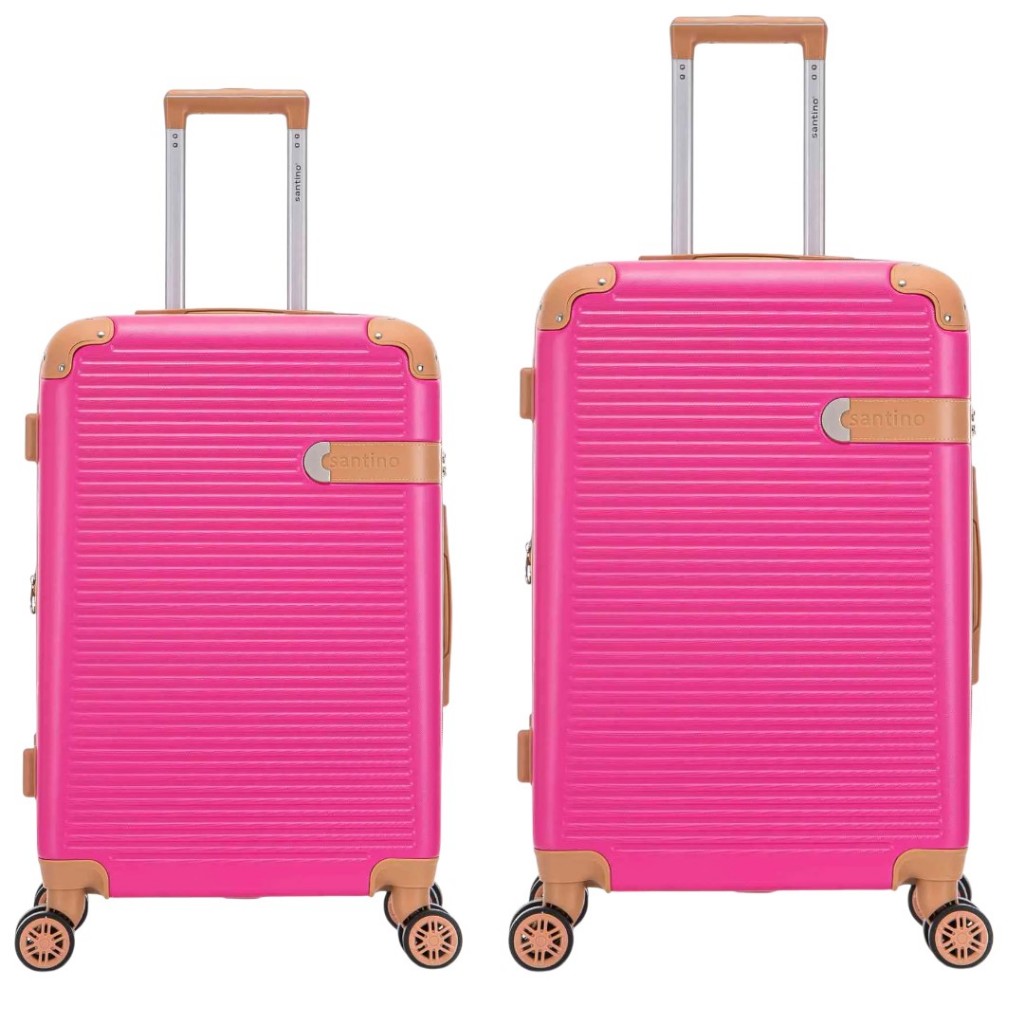 Kit 2 Malas De Viagem Material Abs Viagem Internacional Viagem Nacional Promoção!